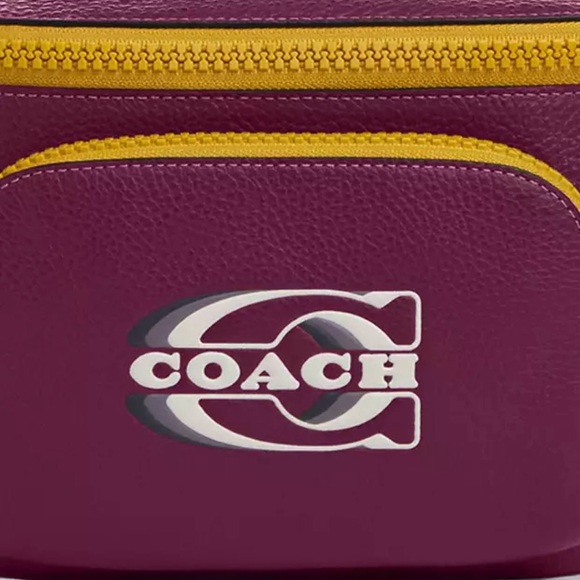Limited Ed❌Coach Track Belt Bag In Colorblock🥳🥳❌❌ - Picture 7 of 16